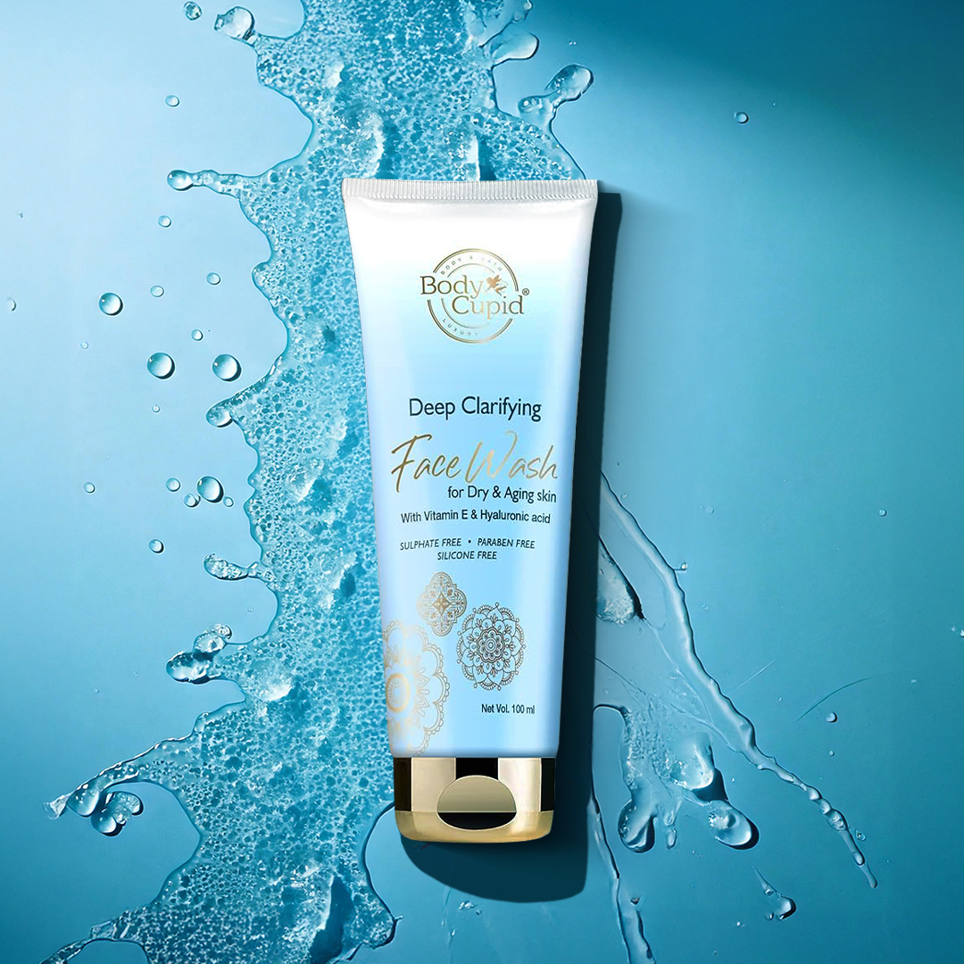 Deep Clarifying Face Wash with Hyaluronic Acid & Vitamin E - 100 ml